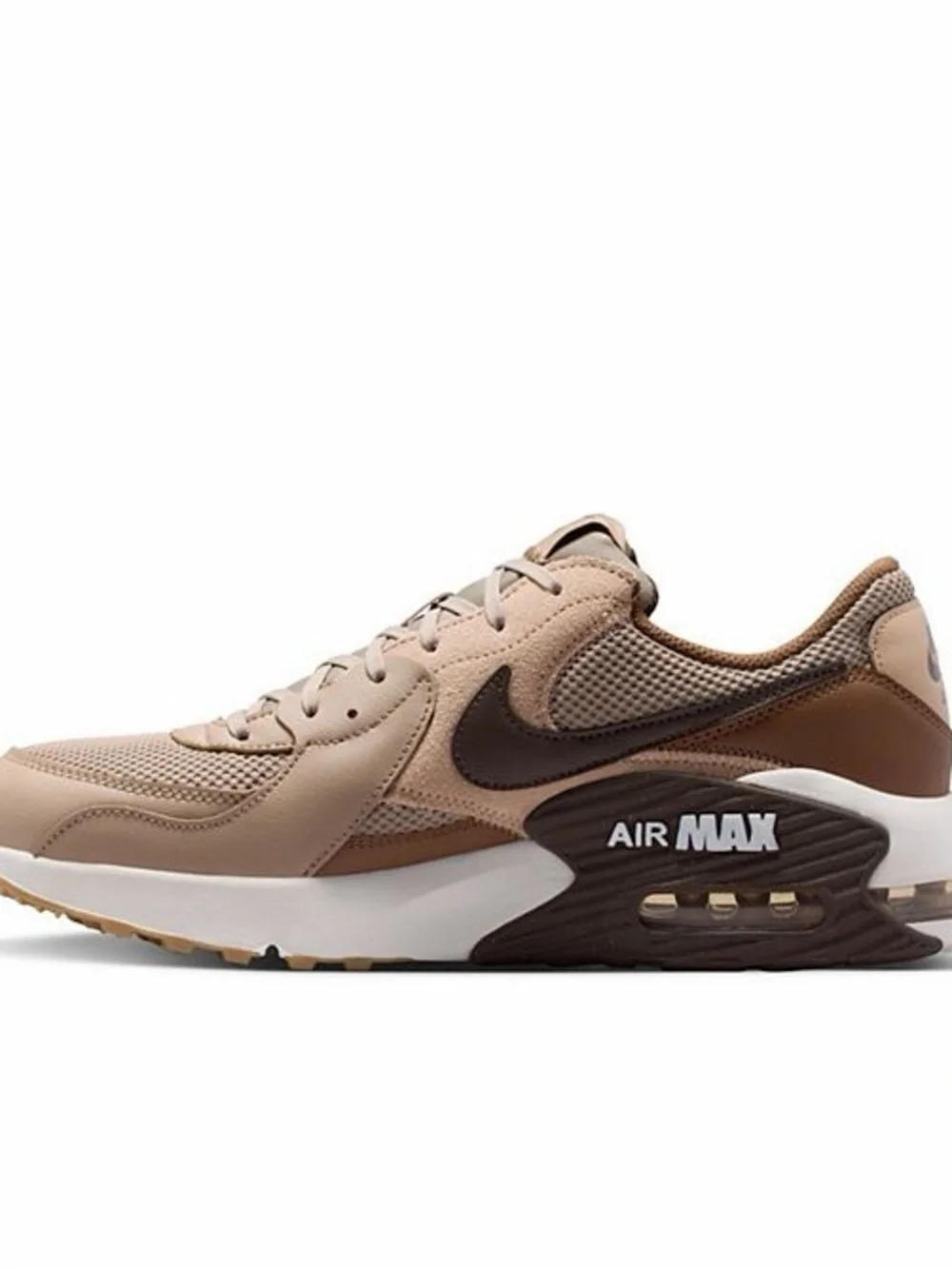 Nike Air Men's Taupe/Beige Low-Top Sneakers, Size 10 1/2